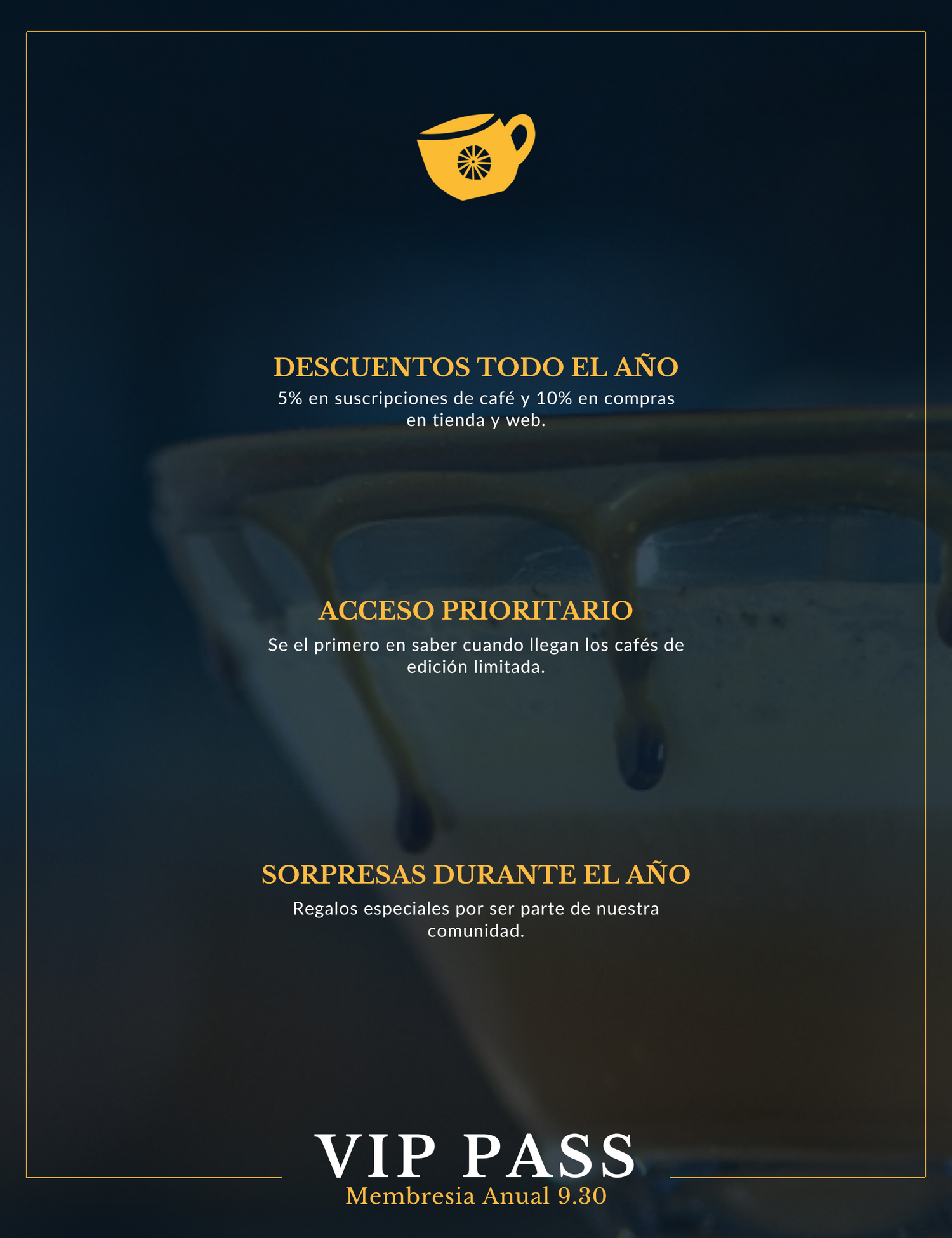 9.30 VIP PASS – Membresia anual