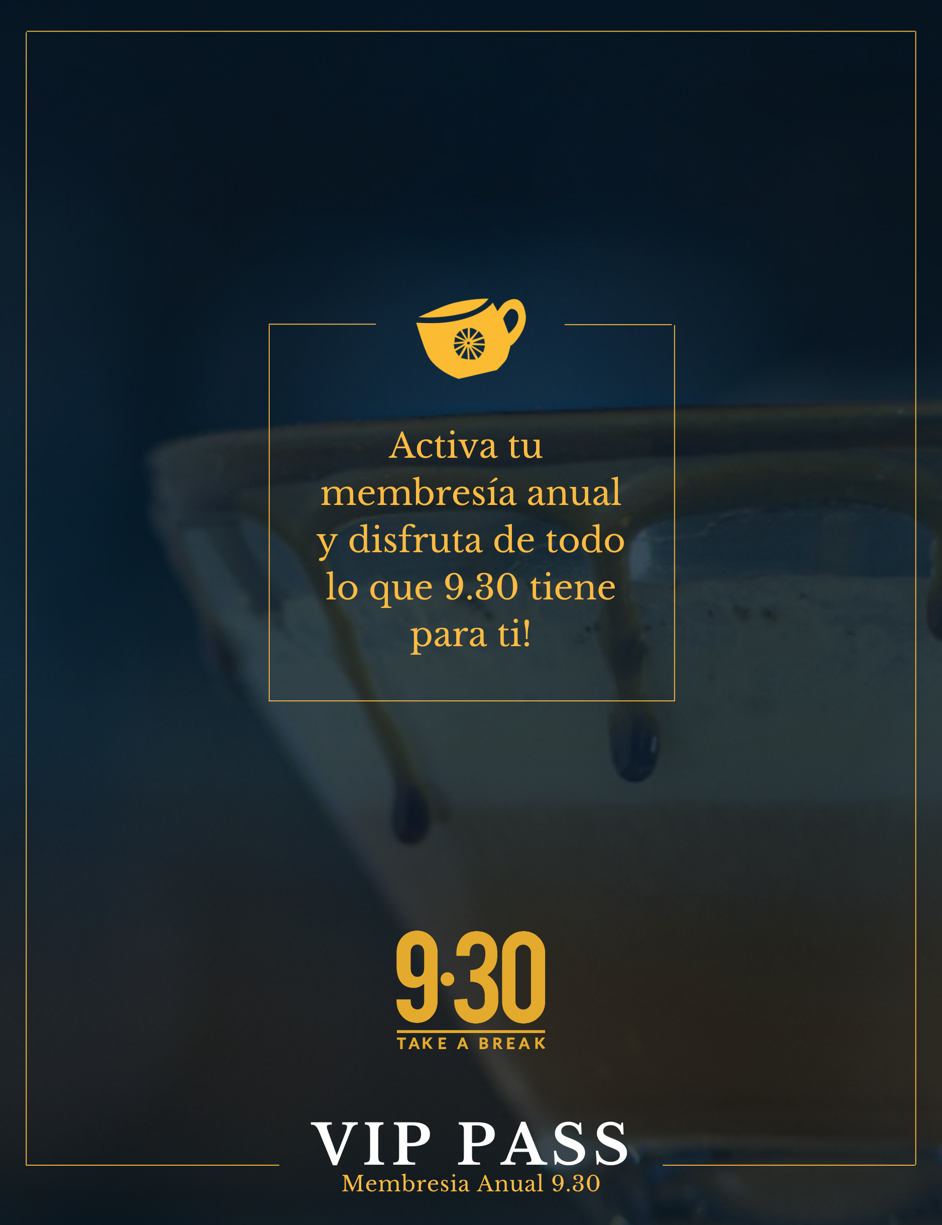9.30 VIP PASS – Membresia anual